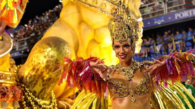 Segundo a ex-BBB, o momento mais difícil aconteceu antes mesmo de entrar na passarela do samba