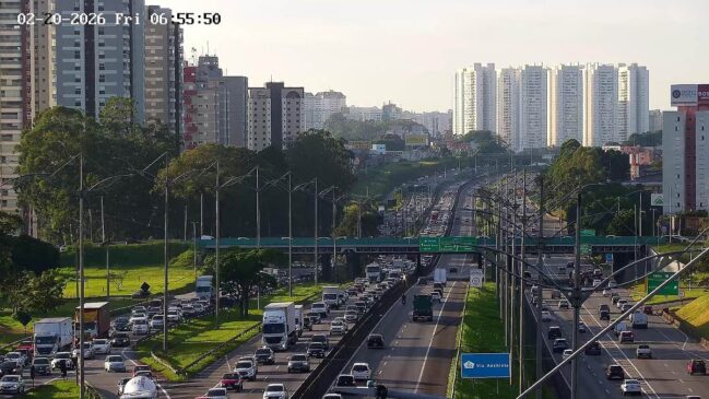 Subida da Imigrantes ainda sofre reflexos de uma interdição da madrugada (finalizada às 5h)