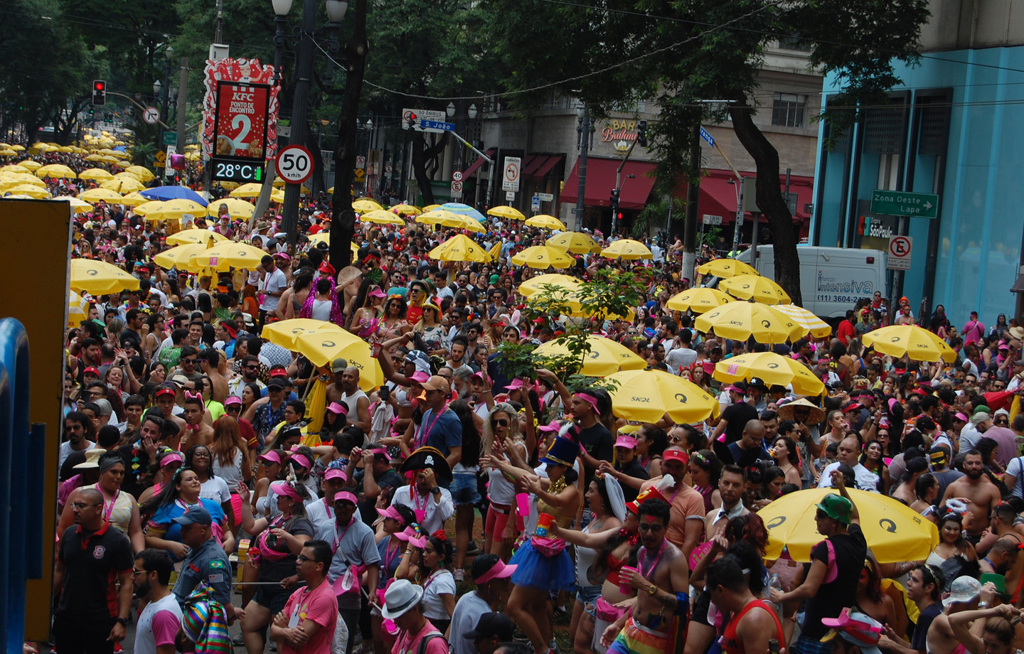 Bloco já se tornou tradicional na cidade de São Paulo