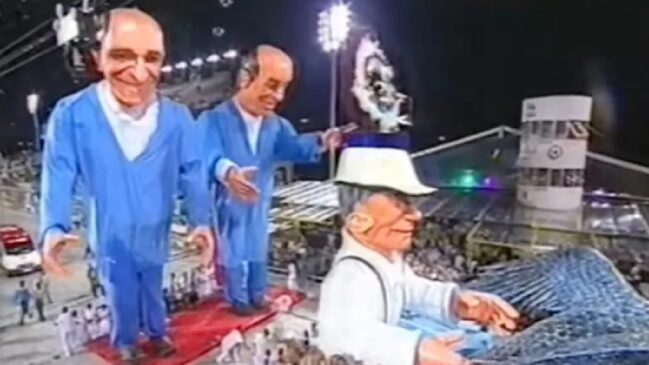 Leandro de Itaquera, do Grupo Especial de São Paulo, decidiu homenagear o governador e José Serra (então prefeito de São Paulo), ambos do PSDB, em uma de suas alegorias