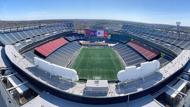 O Boston Stadium já sediou vários jogos de futebol ao longo dos anos, incluindo a Copa do Mundo Feminina da FIFA de 2003 e a Copa América Centenário em 2016, além de ser palco de shows frequentes de grandes artistas da música. Divulgação/Kenneth C/wikimedia/commons