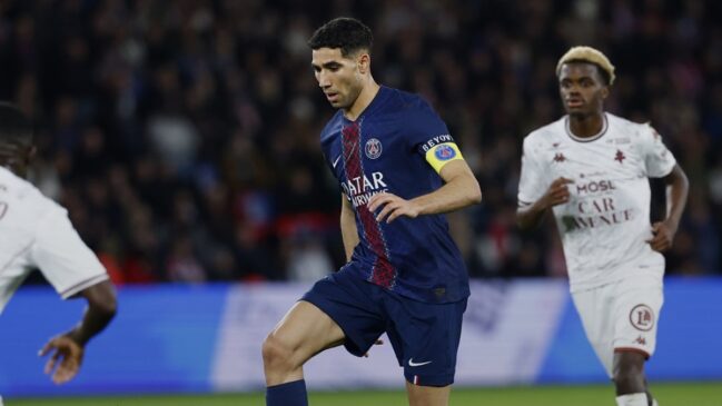 Hakimi ficou em 6&ordm; lugar na premiação Bola de Ouro e foi eleito o melhor jogador africano em 2025