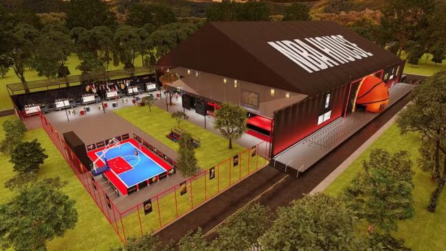 Espaço da NBA house para as finais da competição em São Paulo em 2024