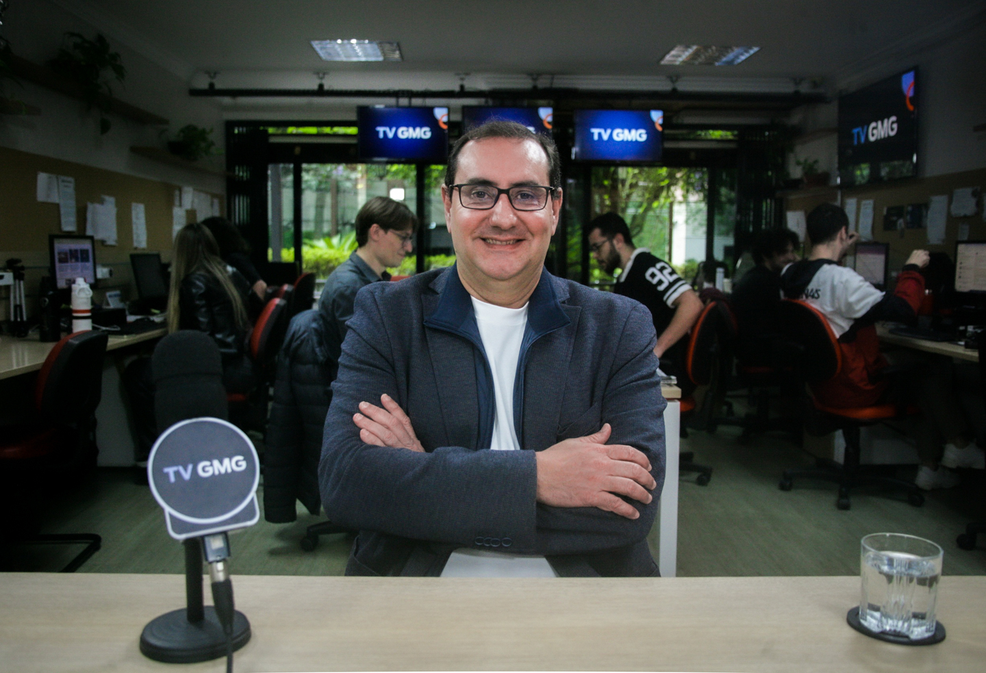 Prefeito de São José dos Campos, Anderson Farias (PSD), participou de uma entrevista exclusiva na sede da Gazeta, na zona sul da Capital