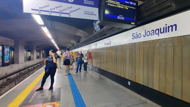 Estação São Joaquim do Metrô, da Linha 2-Azul