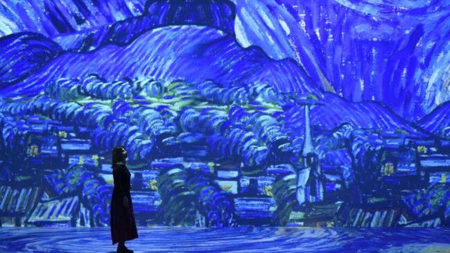 Exposição 'Van Gogh' apresenta as obras do pintor holandês em projeções de altíssima definição