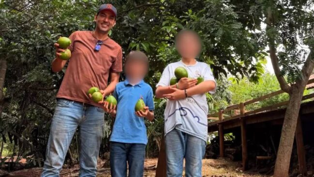 Pai das crianças, Thales Naves Alves Machado, de 40 anos, morreu após os disparos ocorridos na madrugada desta quinta-feira (12/2)