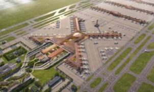 Projeto do Aeroporto Internacional de Bishoftu, que deverá ser o maior da África