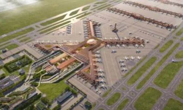 Projeto do Aeroporto Internacional de Bishoftu, que deverá ser o maior da África