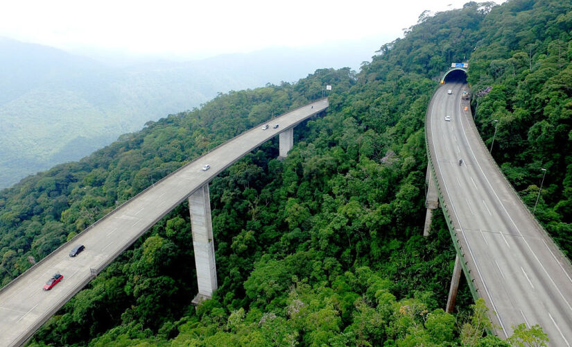 Rodovia dos Imigrantes, que também faz parte do sistema/Daniel Villaça/Gazeta de S.Paulo