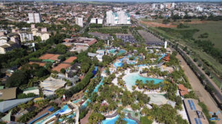 Parque Thermas dos Laranjais, principal atrativo turístico da cidade