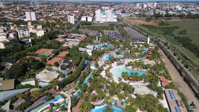 Parque Thermas dos Laranjais, principal atrativo turístico da cidade