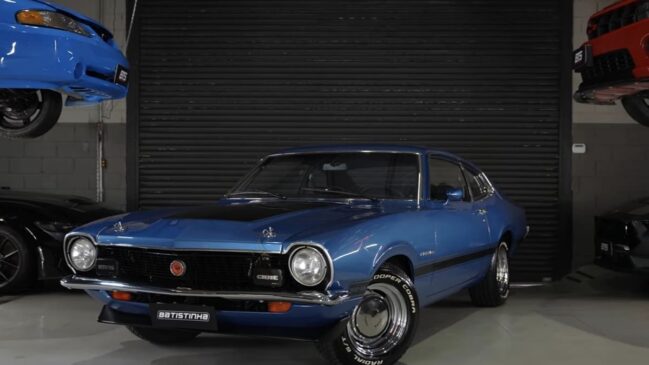 Ford Maverick GT V8 preservado em exposição de carros antigos
