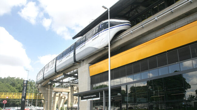 Linha 17-Ouro conecta o Aeroporto de Congonhas a estação Morumbi