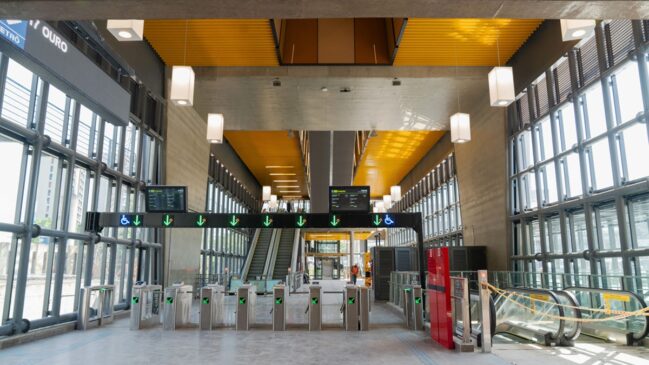 Estação Aeroporto de Congonhas da Linha 17-Ouro do Metrô paulistano