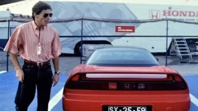 Ayrton Senna ganhou Honda NSX da montadora que forneceu motores para a McLaren em 1991