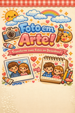 Foto em arte
