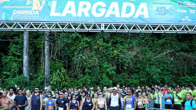Prefeitura de São Sebastião definiu dois pontos para a retirada dos kits da Corrida de Aniversário da Cidade 2026