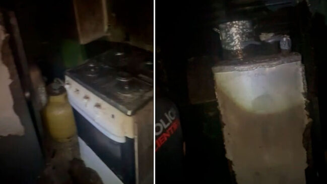 Testemunhas relataram que o fogo pode ter começado após uma das crianças manusear um isqueiro dentro da residência