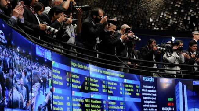 Congresso decretou a perda de mandato da presidente Dilma/Edilson Rodrigues/Agência Senado