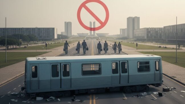 Greve no Metrô-DF pode comprometer mobilidade e serviços federais