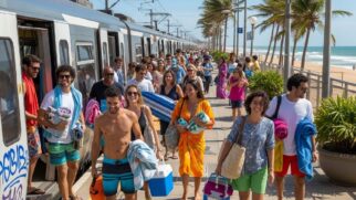 A praia artificial mais comentada da capital virou endereço de clube privado, não de passeio livre, e isso muda tudo para quem pensa em chegar de transporte público.