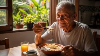 Em um ensaio clínico randomizado com pessoas com hipercolesterolemia leve, o consumo de aveia reduziu colesterol total e LDL