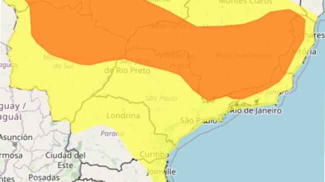 Alertas são válidos até às 23h59 desta quinta-feira (19/3)