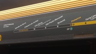 Novo modelo conta com os nomes das futuras estações Chácara do Jóckey e Taboão da Serra
