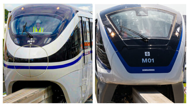 As duas linhas apresentam diferenças no tamanho e na quantidade de estações