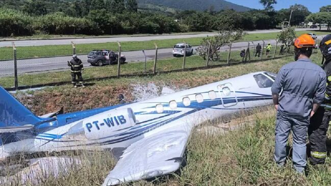 De acordo com a empresa, o incidente ocorreu no momento do pouso