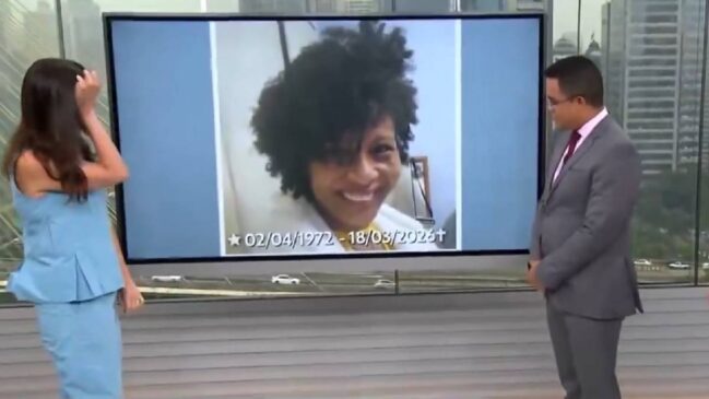 Anúncio foi feito nos minutos finais do jornal, quando Sabina explicou o clima diferente da edição