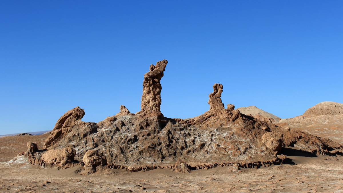 O Salar de Atacama mostra como sal, altitude e secura moldam a paisagem do norte chileno (Foto: Pexels)