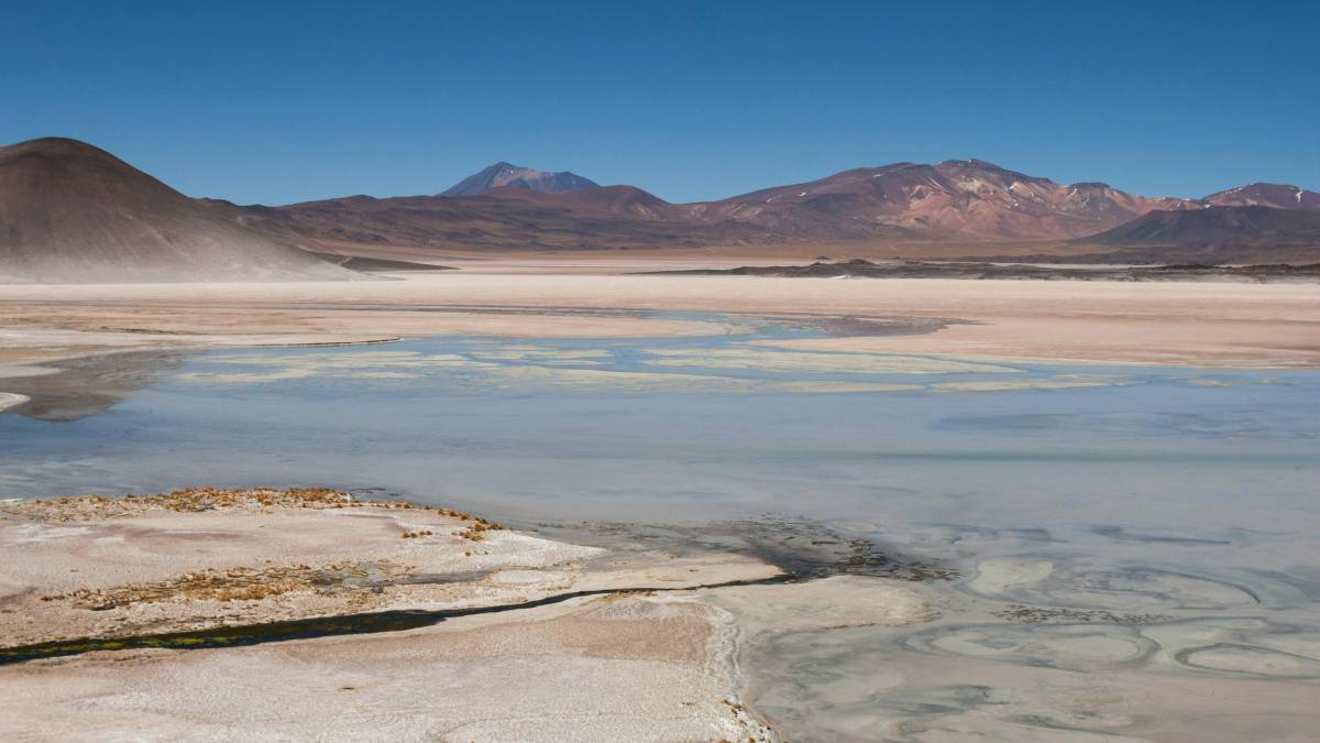 O Salar de Atacama mostra como sal, altitude e secura moldam a paisagem do norte chileno (Foto: Pexels)