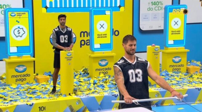 Dupla foi a última a permanecer na prova de resistência do BBB 26