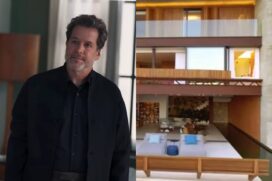 Mansão de Murilo Benício no Rio rompe padrões com piscina que corta a sala