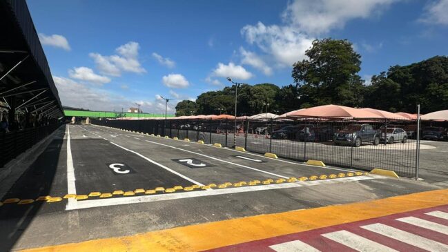 Serão 24 zonas de embarque com capacidade entre 4 e 6 vagas de embarque dedicadas exclusivamente aos aplicativos de transporte
