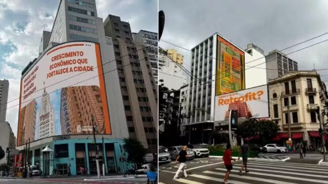 Projeto de como seria a 'Times Square Paulistana'