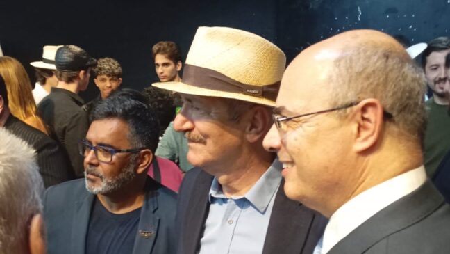 Aldo Rebelo e Wilson Witzel participaram de evento no Rio