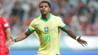 Rodrygo acabou sofrendo uma lesão grave e não poderá disputar a Copa do Mundo de 2026