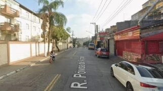 Agentes patrulhavam a Rua Póvoa de Varzim para atender a uma reclamação de moradores por conta do barulho de música alta envolvendo a realização de 'pancadão'