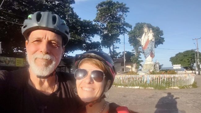 Aposentado, Claudio Veiga, conta como é cicloviajar pelo Nordeste