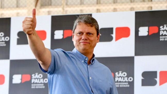 O favorito para comandar o Estado de 2025 a 2028 é o atual governador Tarcísio de Freitas