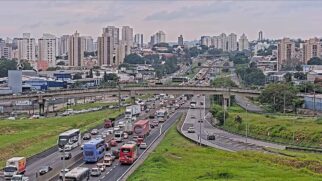 no sistema Anhanguera-Bandeirantes, a Anhanguera concentra o maior volume de tráfego na chegada a São Paulo