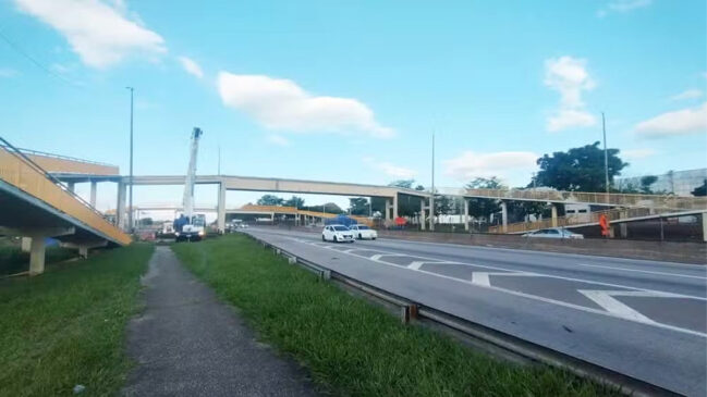 Via Dutra terá interdições totais para desmontagem de passarelas em São José dos Campos