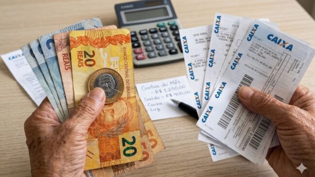 Contas de consumo e boletos bancários não podem comprometer o mínimo existencial de R$ 600,00 reservados para a sobrevivência.