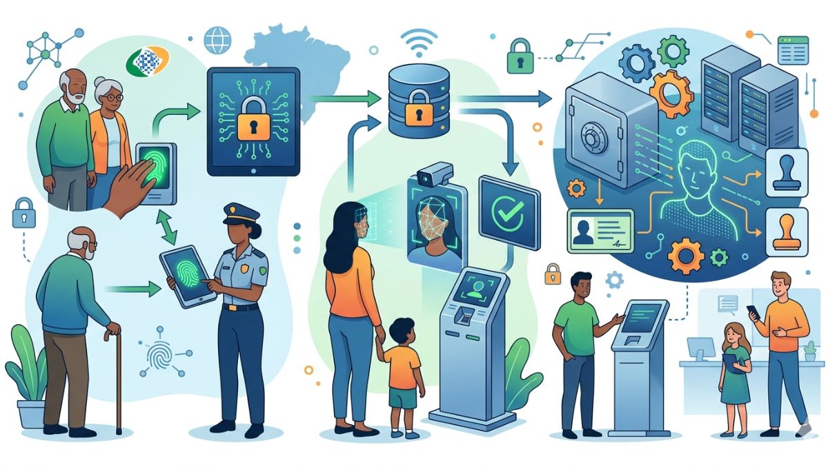 INSS e Bolsa Família exigem atualização de biometria: saiba quem precisa atualizar agora / Foto: Ilustração/IA/Gazeta de S. Paulo