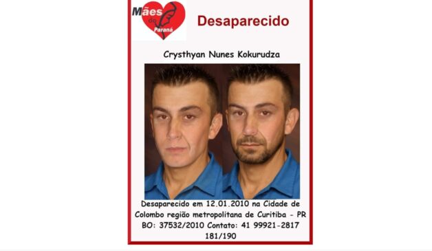 Crysthyan Nunes Kokurudza tinha 21 anos quando desapareceu