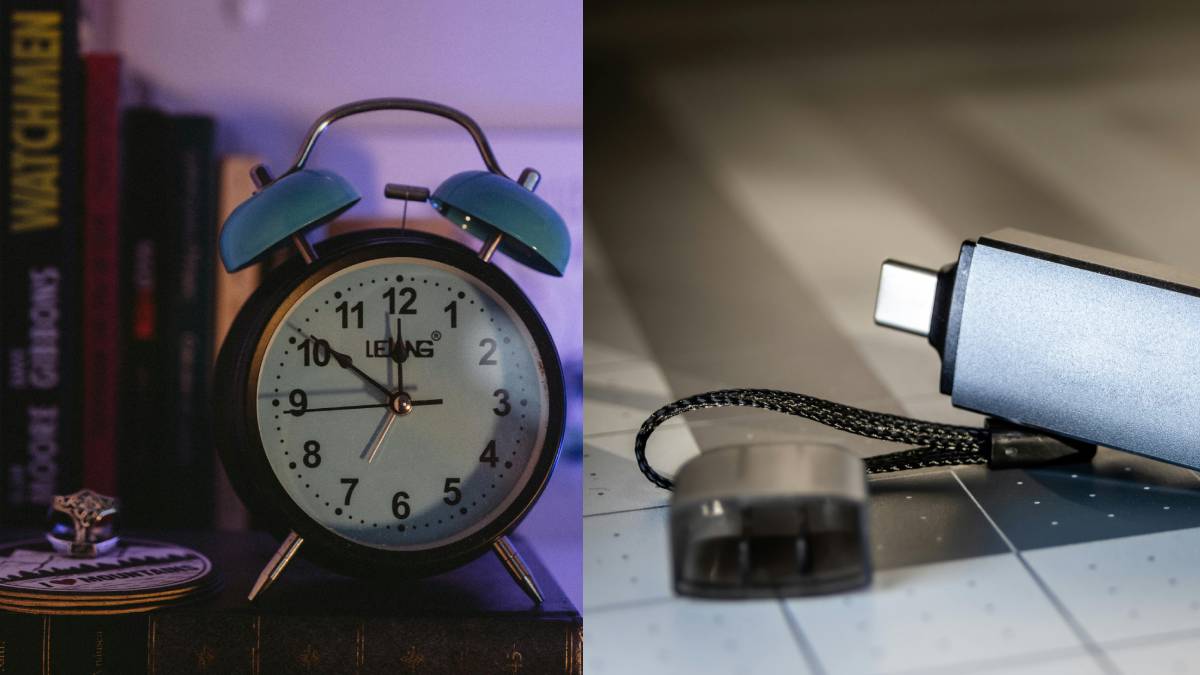 Despertador e Pen Drive