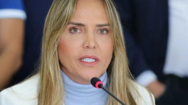 A governadora interina do Distrito Federal, Celina Leão.